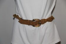 jolie ceinture tressée cuir