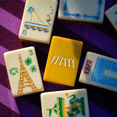 Premium american mahjong - mahjong, set