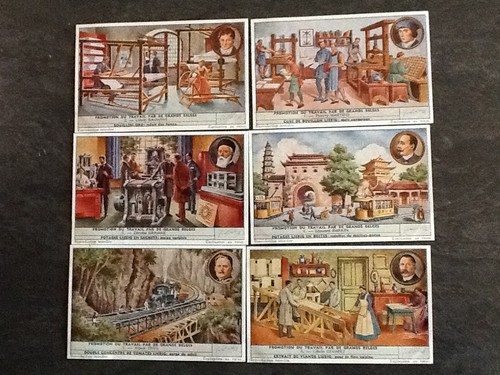 Lot chromos liebig serie - lot, 6