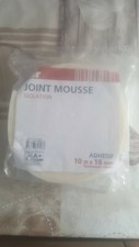 JOINT MOUSSE ISOLATION ADHÉSIF 10M X 18MM ÉPAISSEUR 6MM