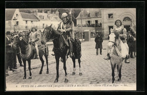 Cpa bourges fete historique - cpa, bourges,