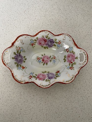 Vintage porcelain relish - porcelain, dish