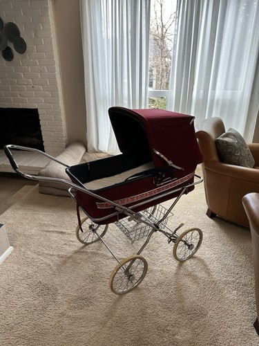 British silver cross - pram, and