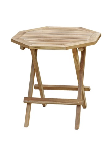 Table teck luang - en, octogonale