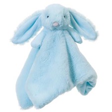 animaux empaillés couverture de sécurité pour bébé lapin bleu clair couvertur...