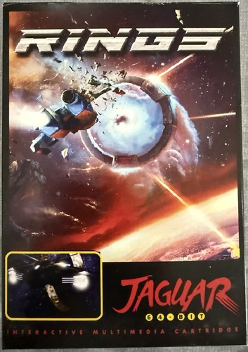 Atari jaguar rings - jaguar, cartridge