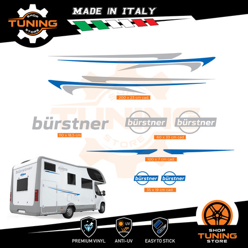 Autocollants camper kit - autocollants,