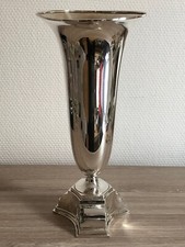 Sublime RARE ancien GRAND VASE en ARGENT MASSIF National Signé WALLACE 29,5 cm