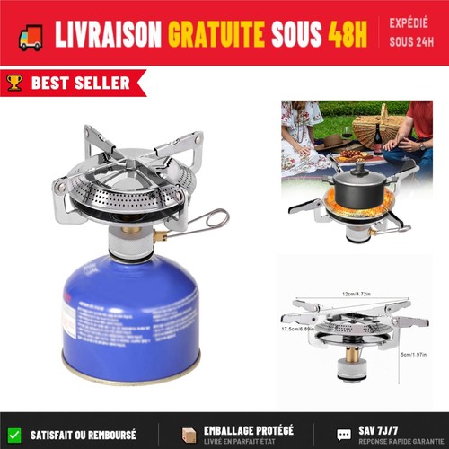 Réchaud camping portable - réchaud, de