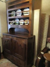 Très ancien superbe Vaisselier en Noyer XVIII°  début XIX° TBE