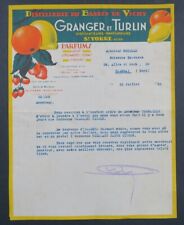 Facture 1932 SAINT-YORRE parfumeur GRANGER TURLIN Distillerie Vichy illustrée 41