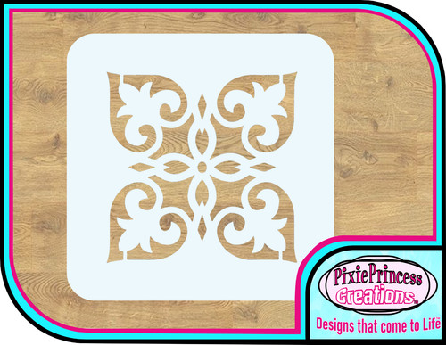 Damas motif répétant - b, mylar