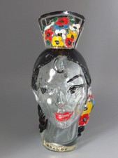 ANCIENNE BOUTEILLE VINTAGE AN 50 FEMME ESPAGNOLE BOUCHON MANTILLE