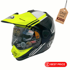 Casque de moto double sport