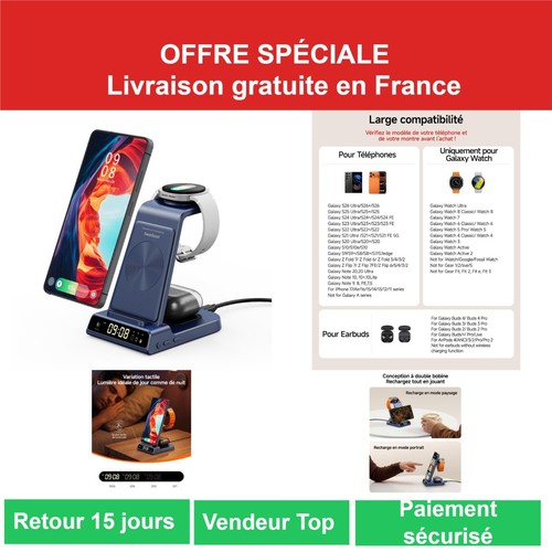 Chargeur induction 1 pour - chargeur, 3