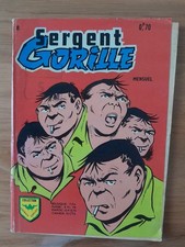 SERGENT GORILLE       N°08     AREDIT     1972     TBE