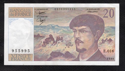 Francs debussy 1986 etat - 20,