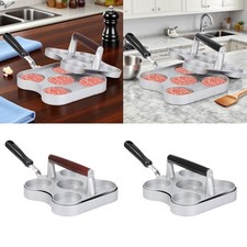 Presse à hamburger 6 trous en