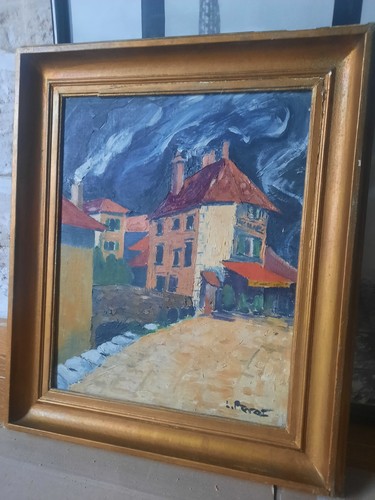 Superbe tableau ancien huile - ancien,