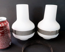 Verre Opalin et Metal