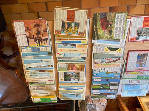 Grand lot anciens calendriers - lot,