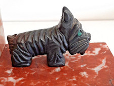 SCULPTURE FOX-TERRIER - CHIEN - ART DÉCO - STATUE - DOG SCULPTURE -