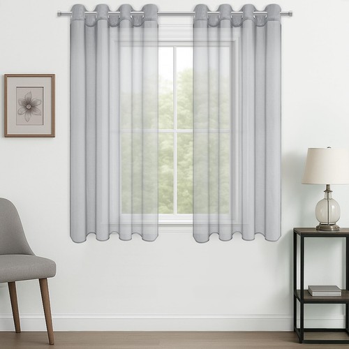 Rideau voilage gris - rideau,