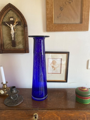 Grand vase verre soufflé - vase, en