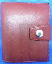 VINTAGE ANCIEN Porte Monnaie Wallet Geldbörse LAMARTHE Made Italy Cuir Leather
