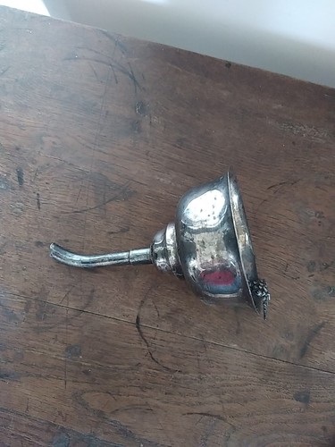 Ancien filtre vin métal - filtre,