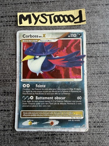 Carte pokémon corboss niv - niv, x