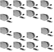 Support En Verre En Acier Inoxydable 16X 63X45 PLAT V2A Demi-Rond Fixation Verre