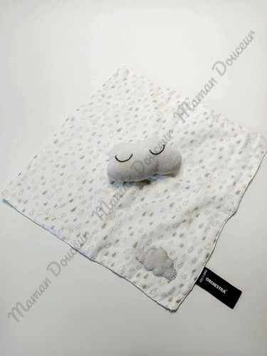 Doudou carré lange nuage - doudou,