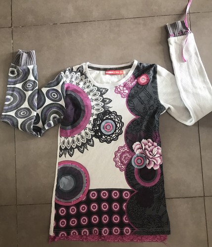 Robe pull tunique desigual - robe/pull,