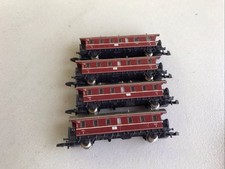 MARKLIN MINI CLUB Échelle Z : LOT 4 VOITURES VOYAGEURS