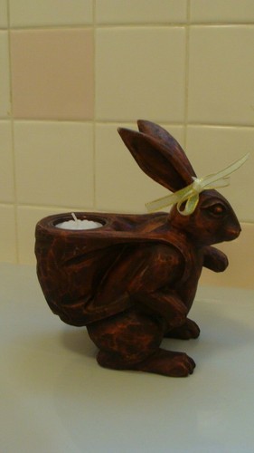 Adorable bunny rabbit figurine - bunny/rabbit,