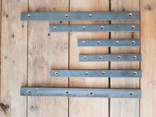 Support de support de barre plate en métal résistant 300 x 25 x 5 mm / plaque de civière de réparation