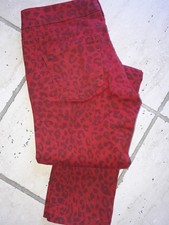 Pantalon Cimarron rouge 38 slim