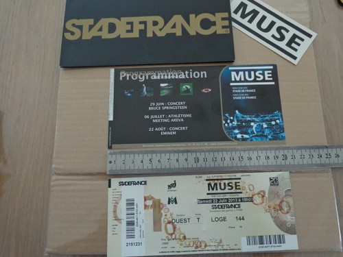Muse ticket concert - muse,