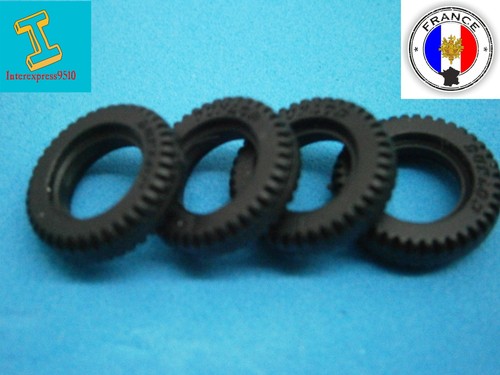 Lot pneus noir crantés - ,