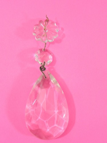 Pampilles 11cm cristal taillé