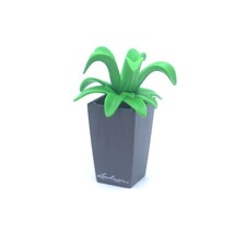PLAYMOBIL * MAISON MODERNE * Pot Fleur Gris Lechuza Plante Verte 4324 9453 5923 