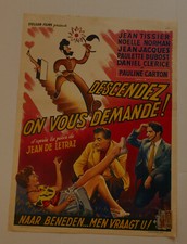 Descendez on vous demande