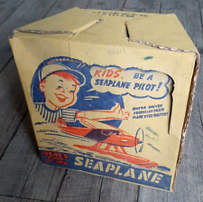 Jouet Vintage- En boite d origine- Hydravion a clé-24 cm - Fonctionne- Années 60