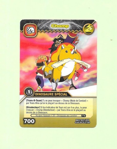 Carte dinosaur king chomp - king,