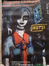 Affiche A.CHABAUD.Exposition En Allemagne 1995.