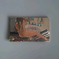 Peinture Ancien Huile Sur