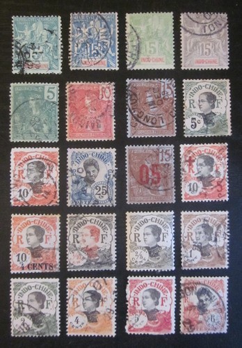 Lot timbres colonies - lot, 20