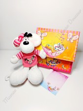 Lot Peluche Diddlina Pyjama Rose Rayé Galupy Hamac Sleepy Friends Et Boîte Diddl