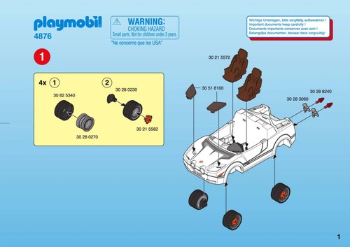 Playmobil pièce détachée - pièce,